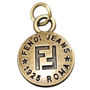 Fendi Aged Bronze Logo Replacement Pull/ Pendant
